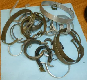 Lot of 25 Misc. CLAMPS (Aviation)